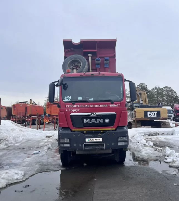 Самосвал 19 м³ MAN TGS 41.440 8x4 BB-WW, 2017